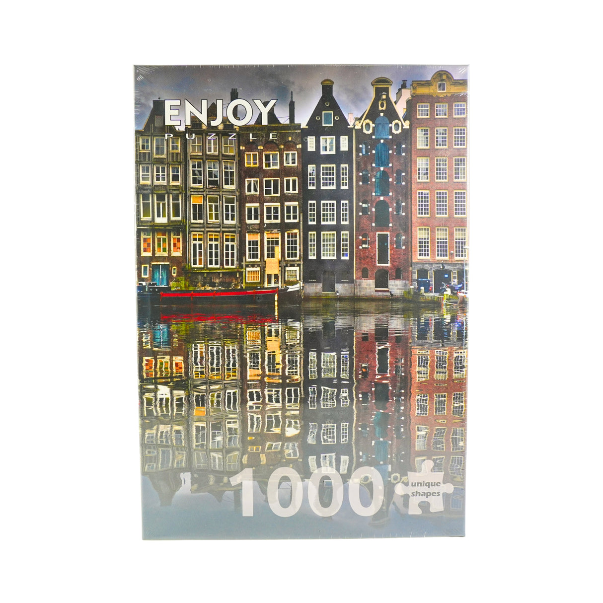 Amsterdam Canal Houses Reflection Enjoy Puzzle 1000pc