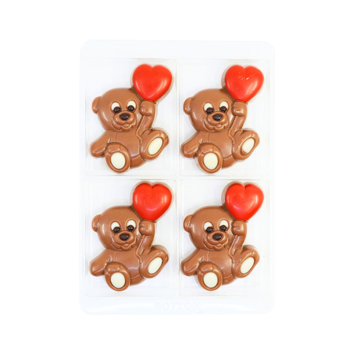 Martinez Milk Chocolate Bears 2.1 Oz 4 ct box