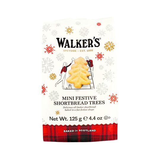 Walkers Mini Festive Shortbread Christmas Trees 4.4 oz bag