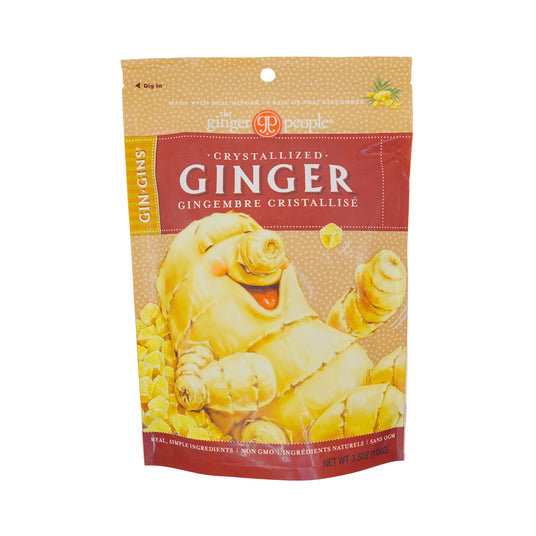 Ginger People Crystallized Ginger Candy 3.5 oz