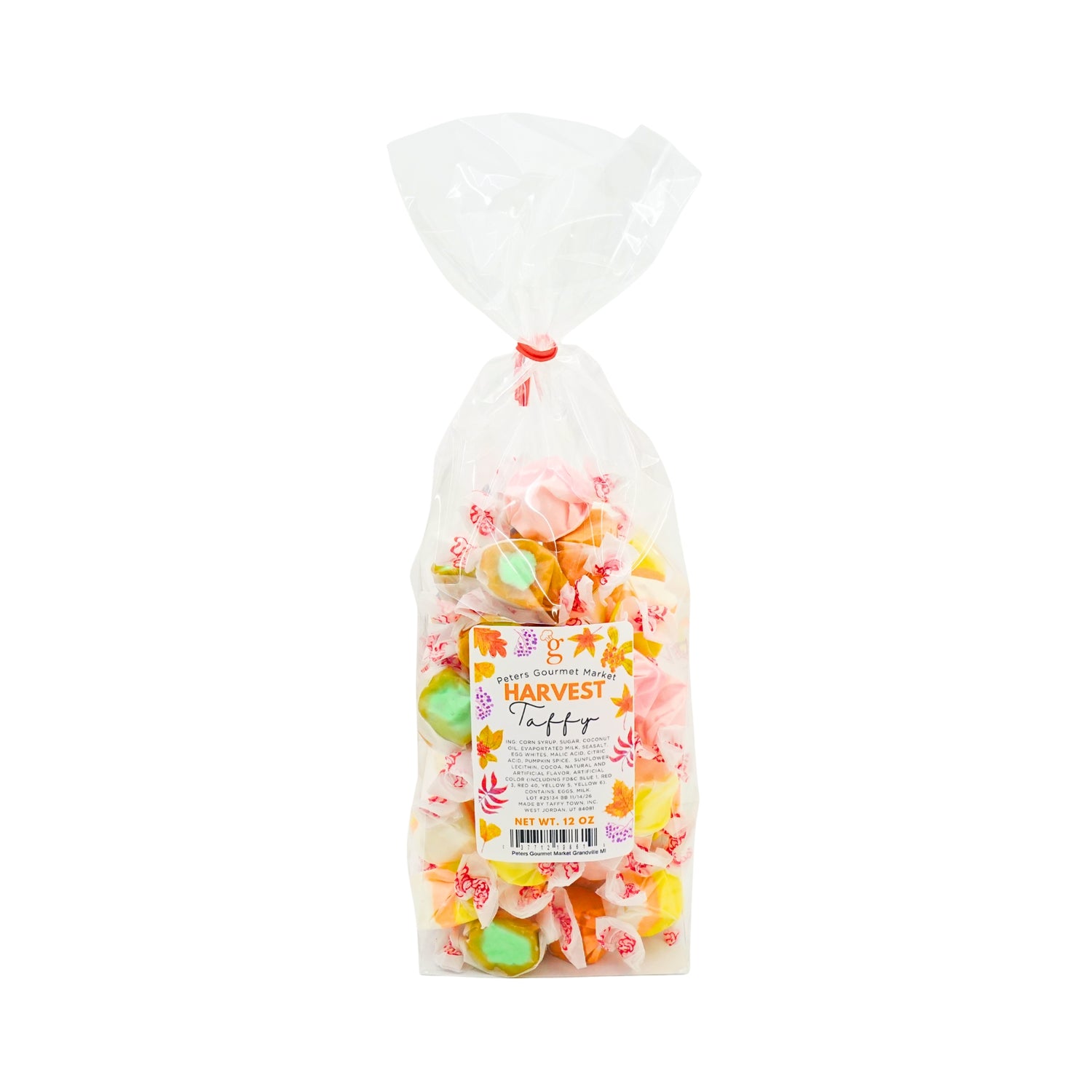 Peters Gourmet Market  Taffy Town Candy Corn Taffy 12 oz