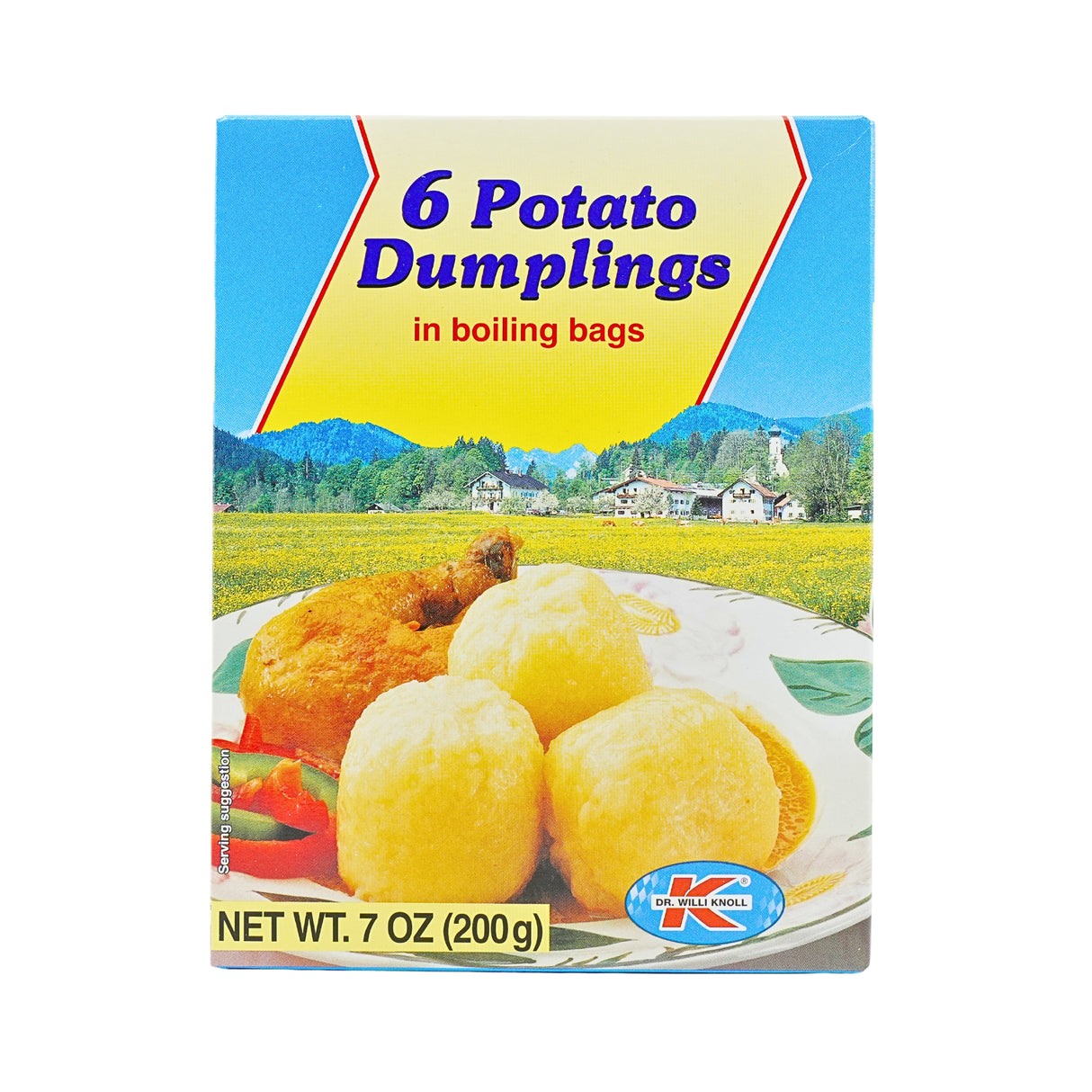Dr Willi Knoll 6 Potato Dumplings Halb & Halb in Boiling Bag 7.05 oz(18)