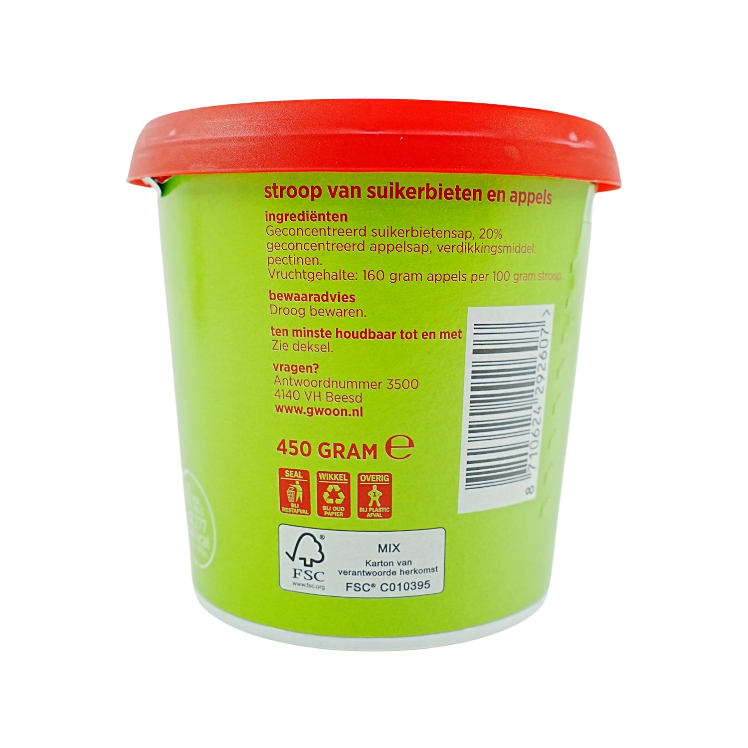 Gwoon Rinse Appelstroop 15.8 Ounce Tub