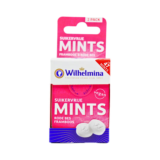 Wilhelmina Sugar Free Raspberry & Red Currant Candies 60 gr 2 pack