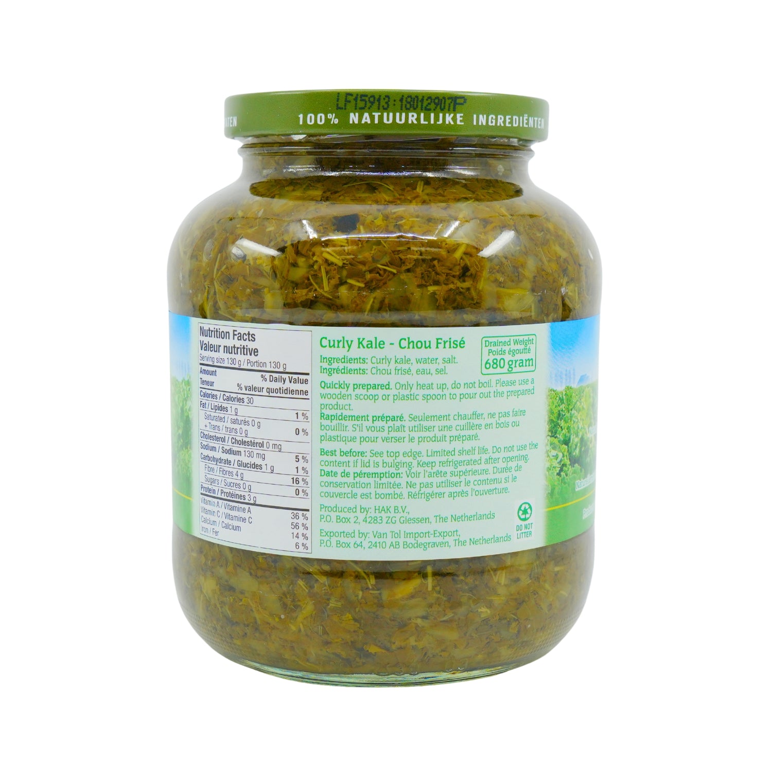 Hak Green Kale Boerenkool 23.9 Oz