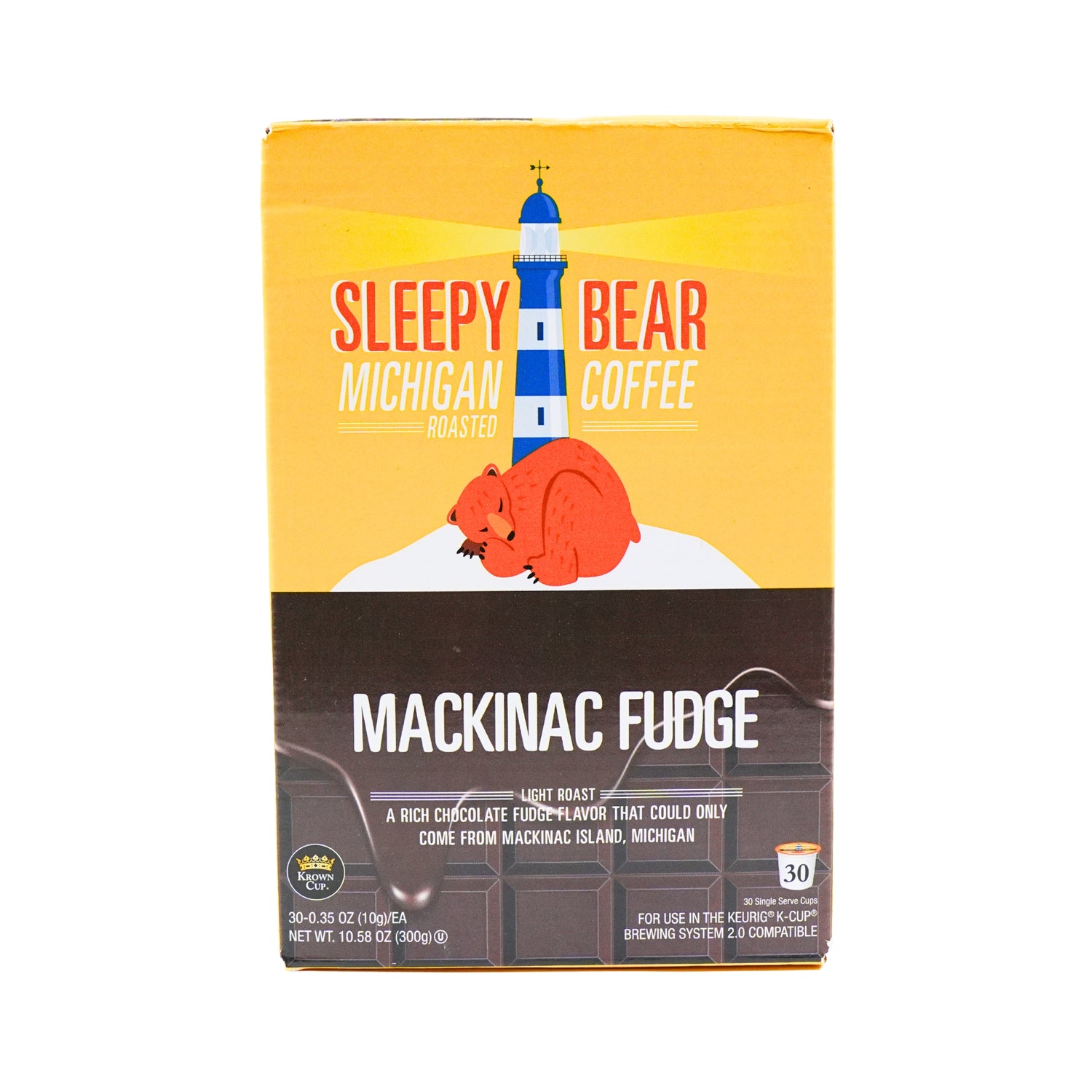 Sleepy Bear Mackinac Fudge Coffee K Cup 30 ct box