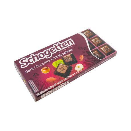 Schogetten Dark Hazelnut Choc Bar 3.5 oz 100 gram