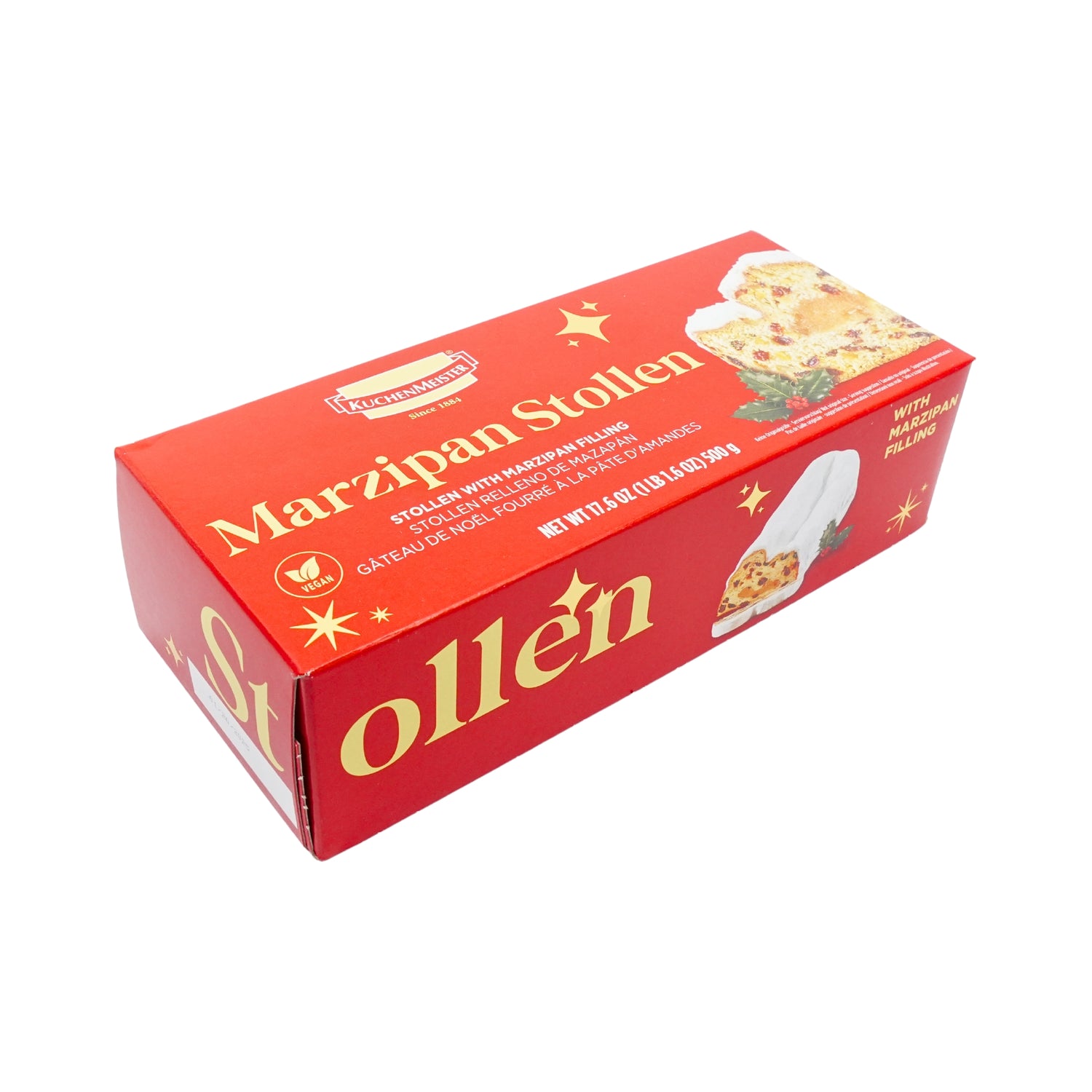 Kuchenmeister Luxury Marzipan Stollen 17.6 oz boxed