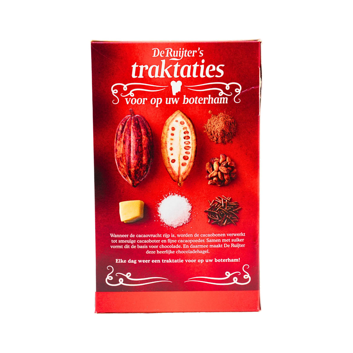De Ruijter Dark Chocolate Sprinkles Hagelslag 13.8 Ounce Box