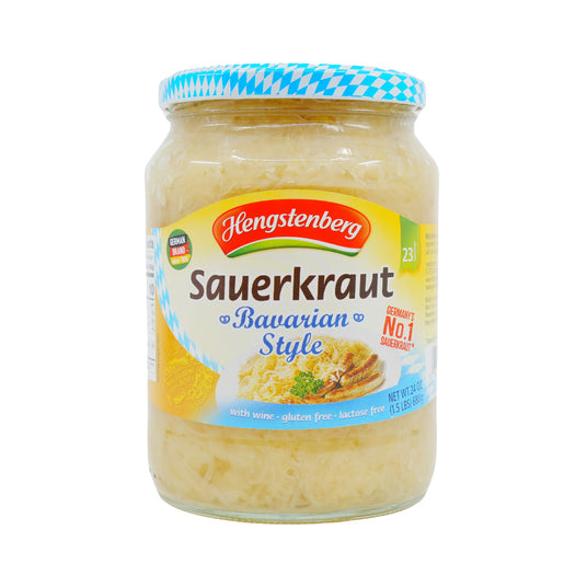 Hengstenberg Bavarian Style Sauerkraut 24 oz