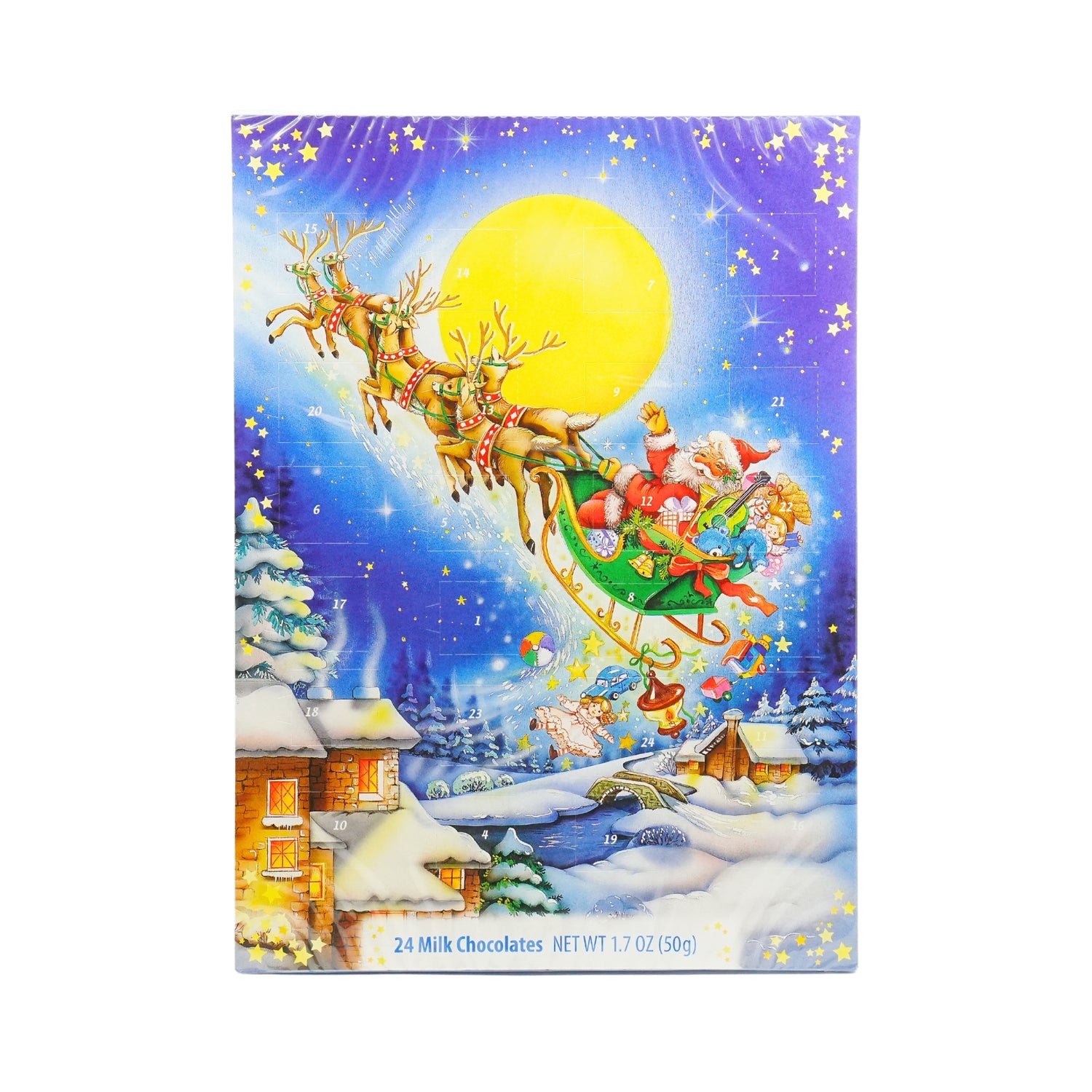 Erika's Pantry Advent  Calendar Tree & Sleigh 1.76 oz