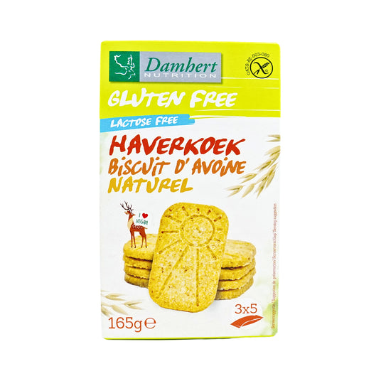 Damhert Gluten Free Natural Oatmeal Biscuits