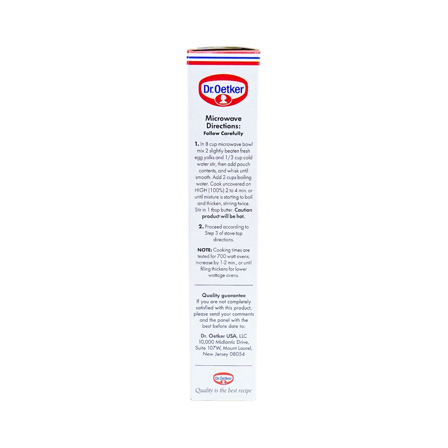 Dr Oetker Lemon Pie Filling mix 7.5 oz