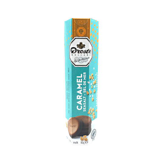 Droste Milk Caramel Seasalt Chocolate Pastille 2.8 Oz