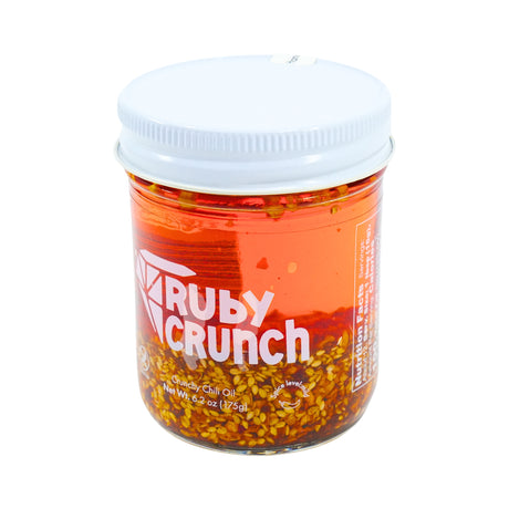 5 Lakes Flavor Ruby Crunch Chili Oil 6.2 oz jar