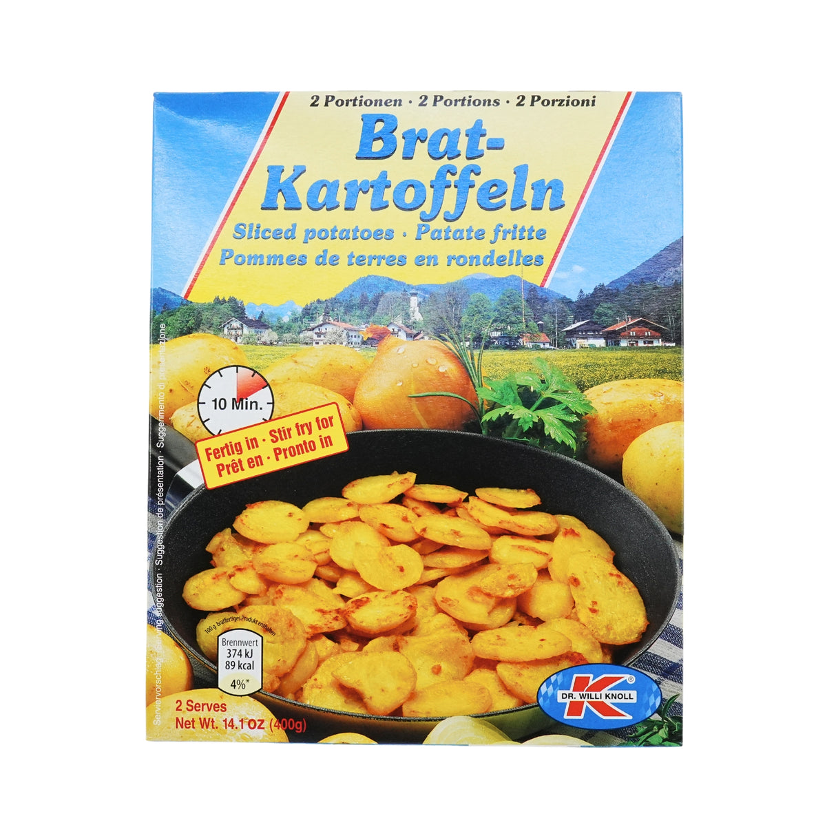 Dr Willi Knoll Brat-Kartoffeln Sliced Potatoes 14.1 oz(10)