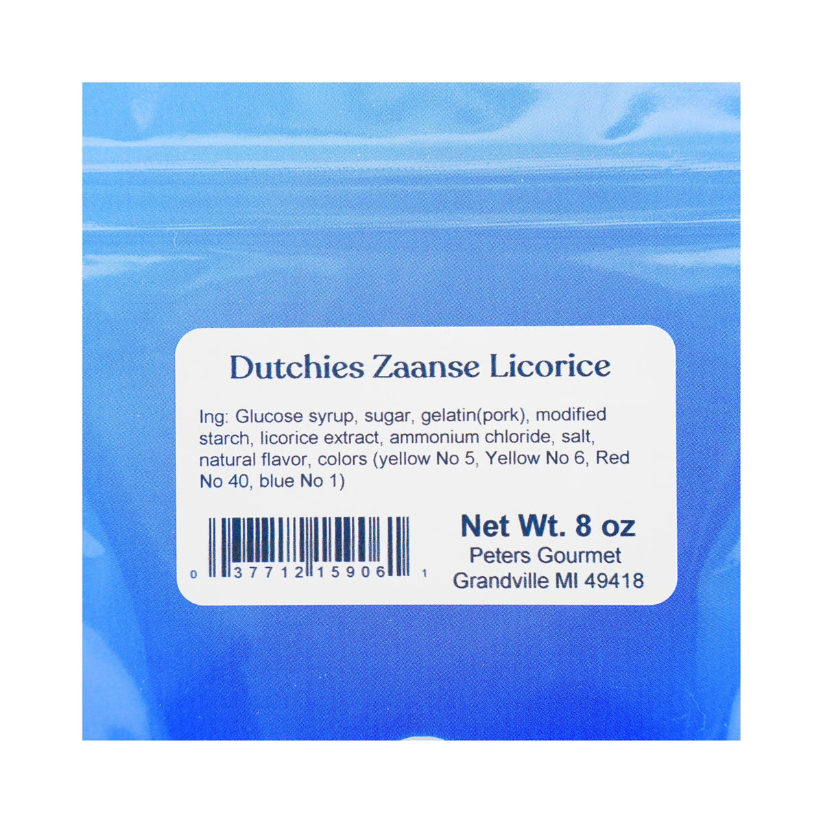 Dutch Hutch Dutchies Zaanse Licorice 8oz bag