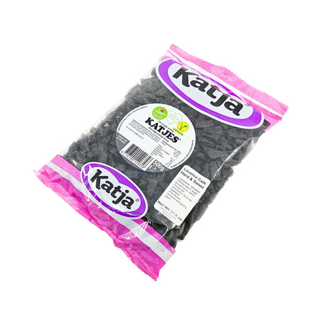 Katja Katjes Hard and Sweet Licorice Cats 17.5oz Bag