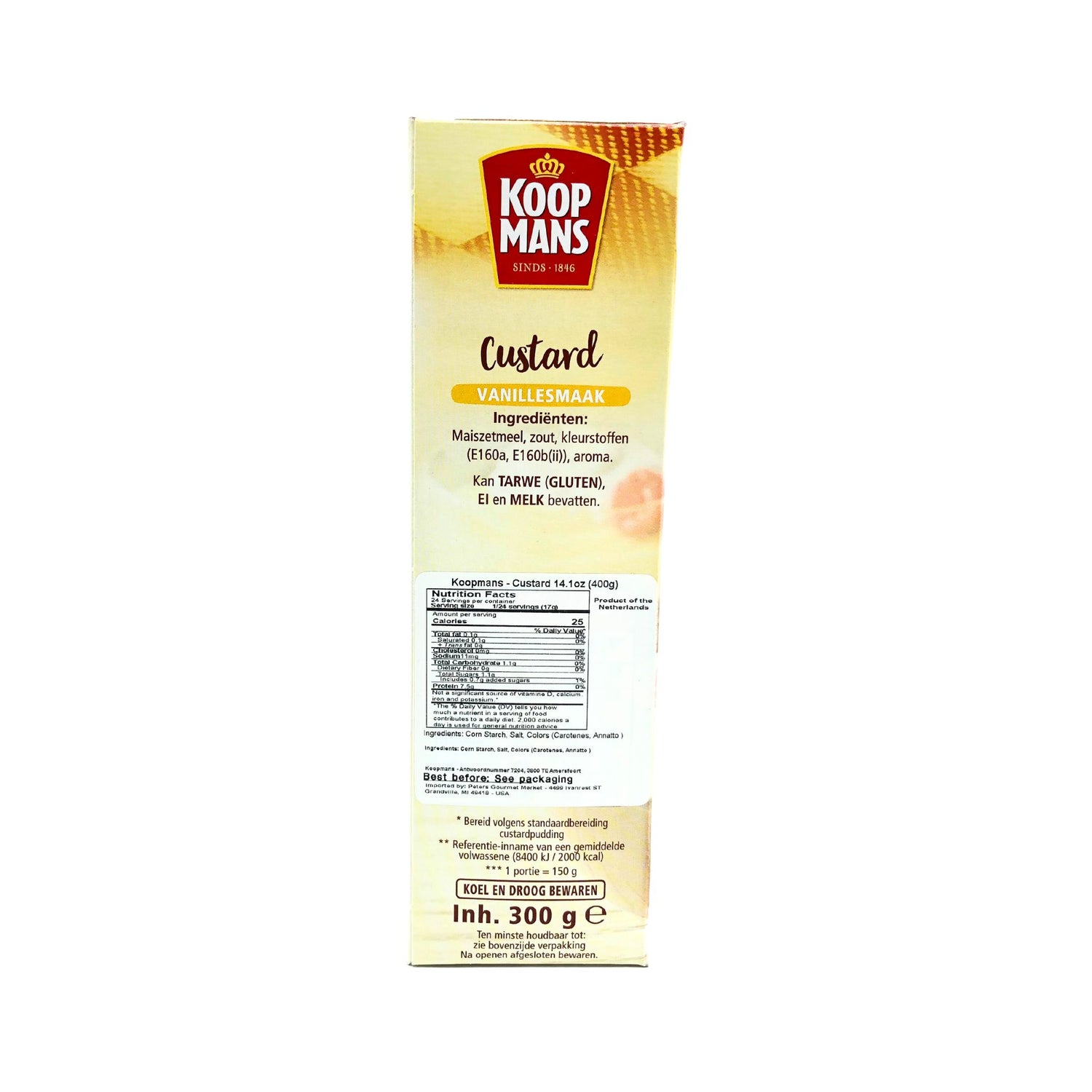 Koopmans  Custard Powder 14 oz