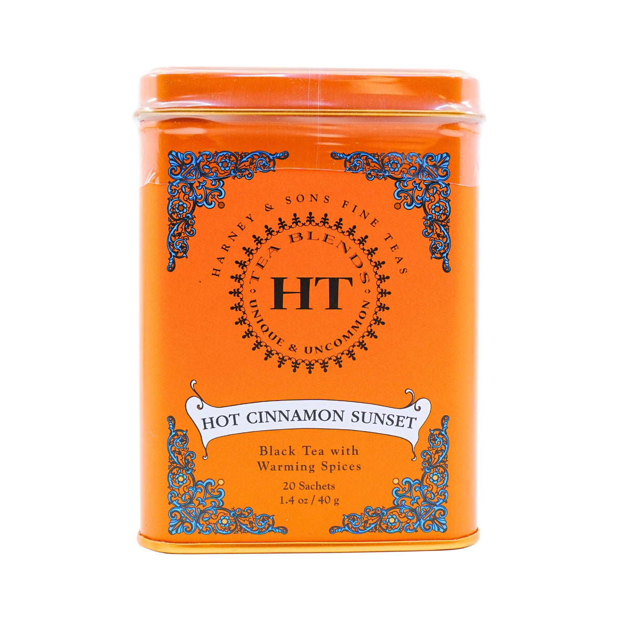 Harney & Sons Hot Cinnamon Sunset Tea 20 Ct Tin