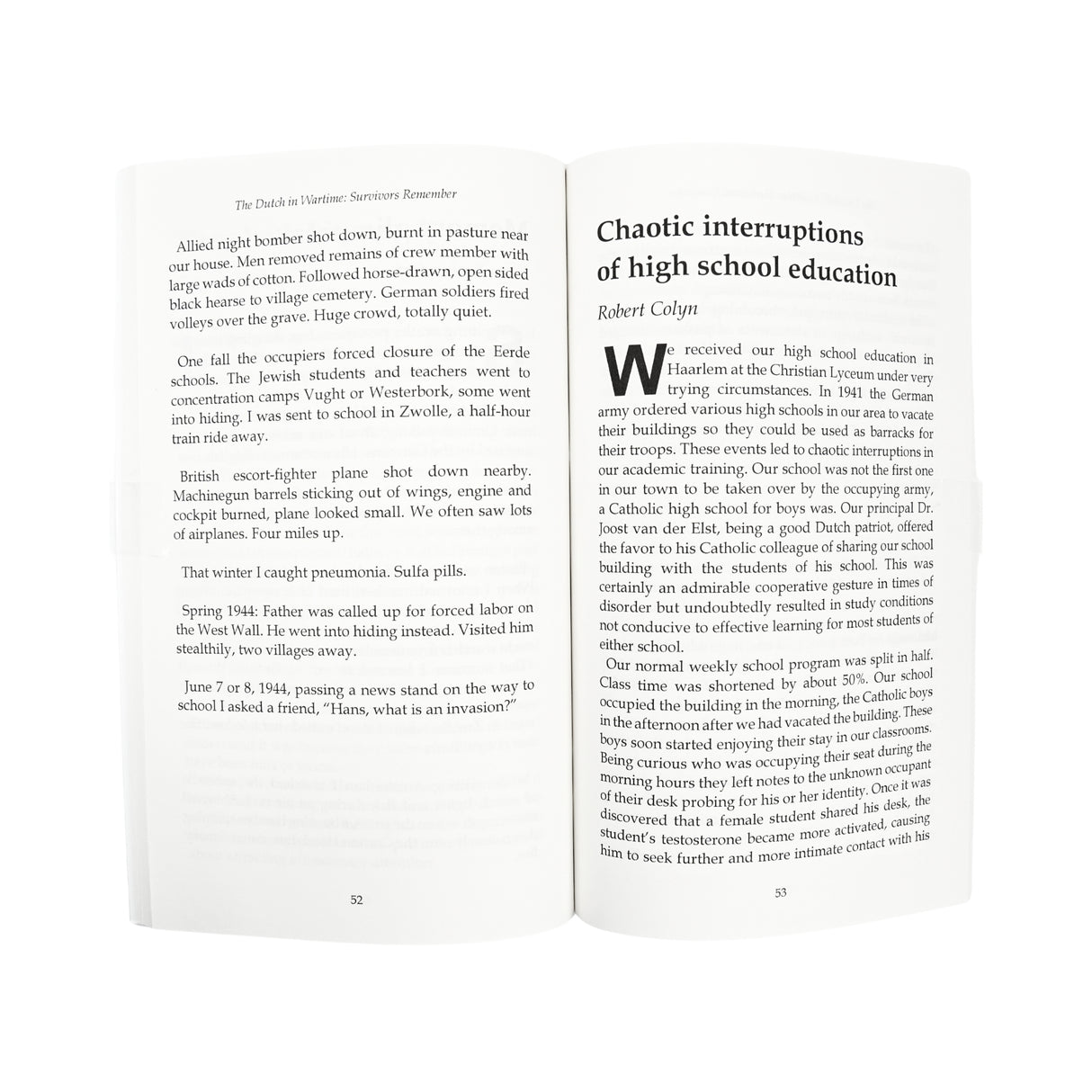 Dutch in Wartime - Under Nazi Rule - Book 2