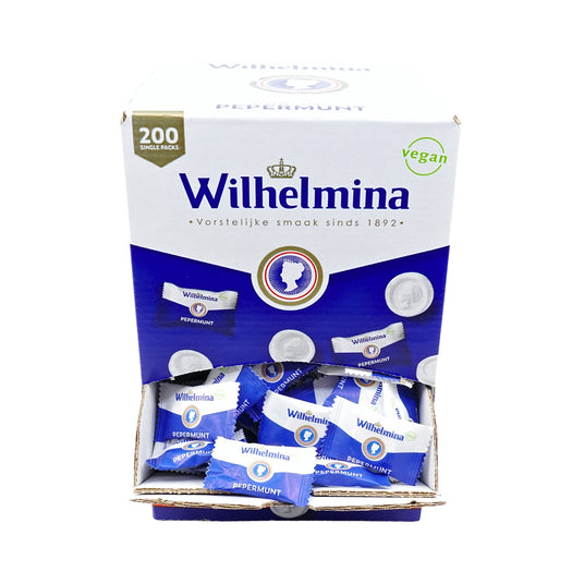 Wilhelmina Peppermint Singles 200 Count Box