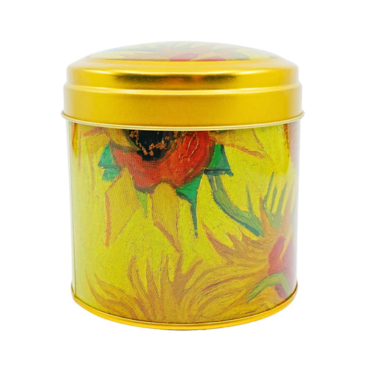 Van Gogh Sunflowers Stroopwafel Tin EMPTY