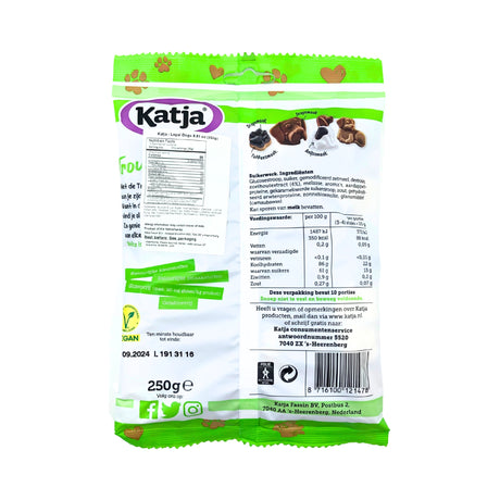 Katja Sweet & Salty Licorice Mix (Trouwe Rakkers) 9.8  Oz Bag