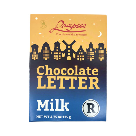 Lagosse Large Milk R Chocolate Letter 4.7oz