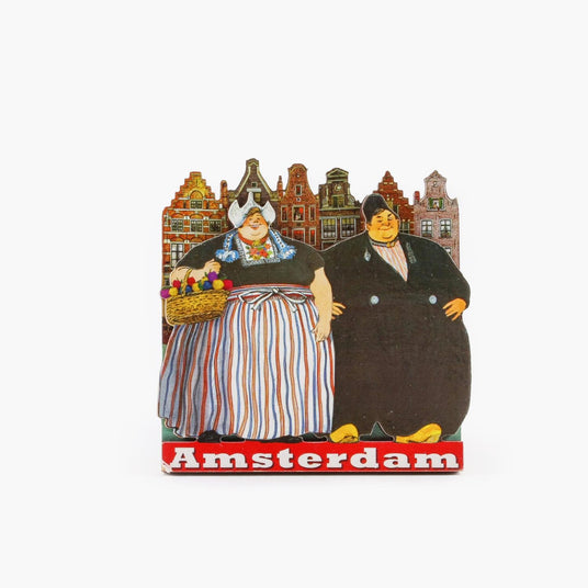 Magnet MDF Dutch Couple Amsterdam