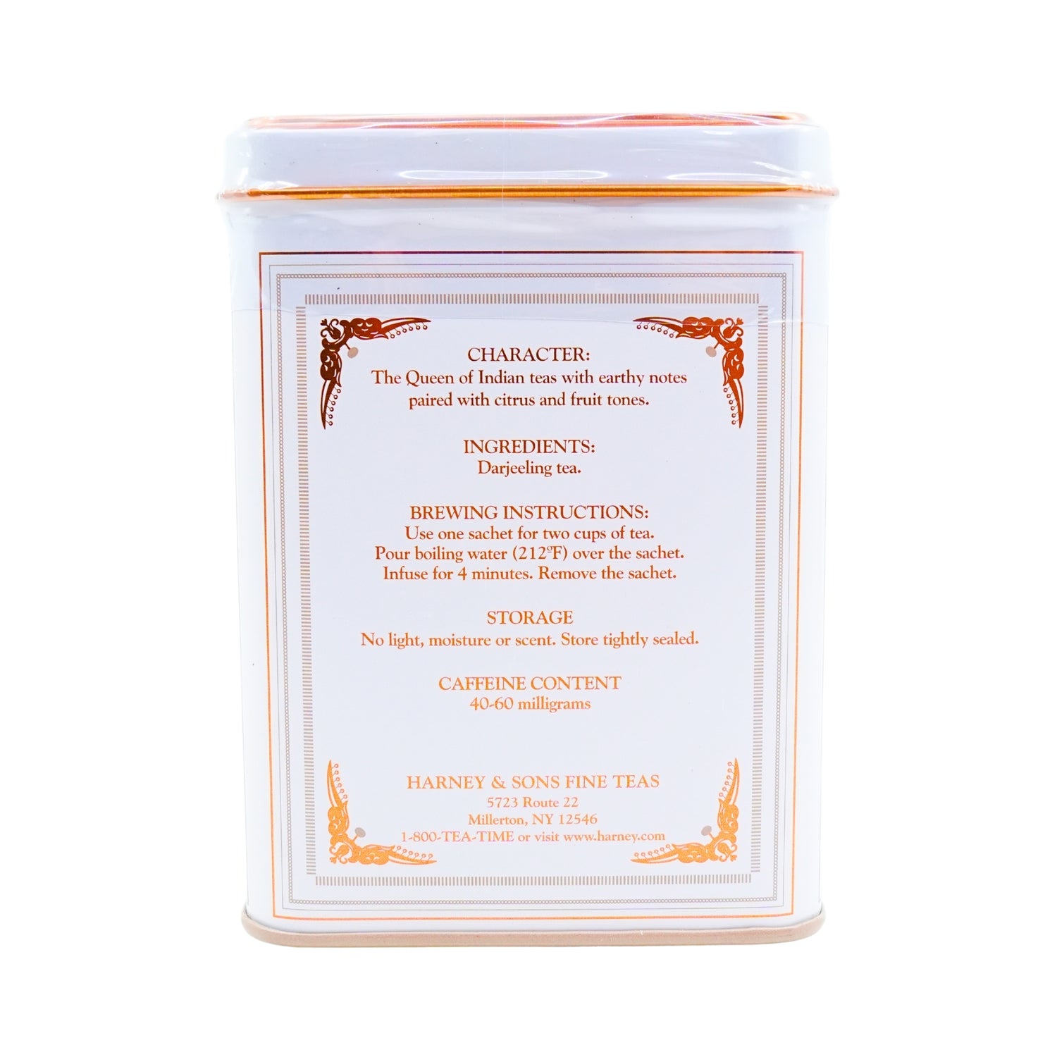 Harney & Sons Darjeeling Tea Sachets Tin