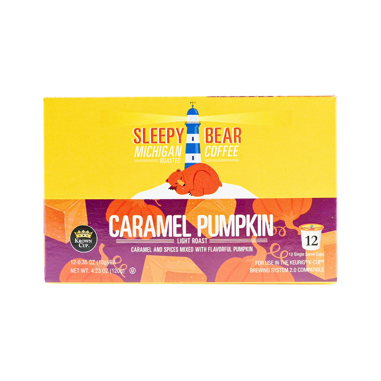 Sleepy Bear Caramel Pumpkin 12 ct K cups