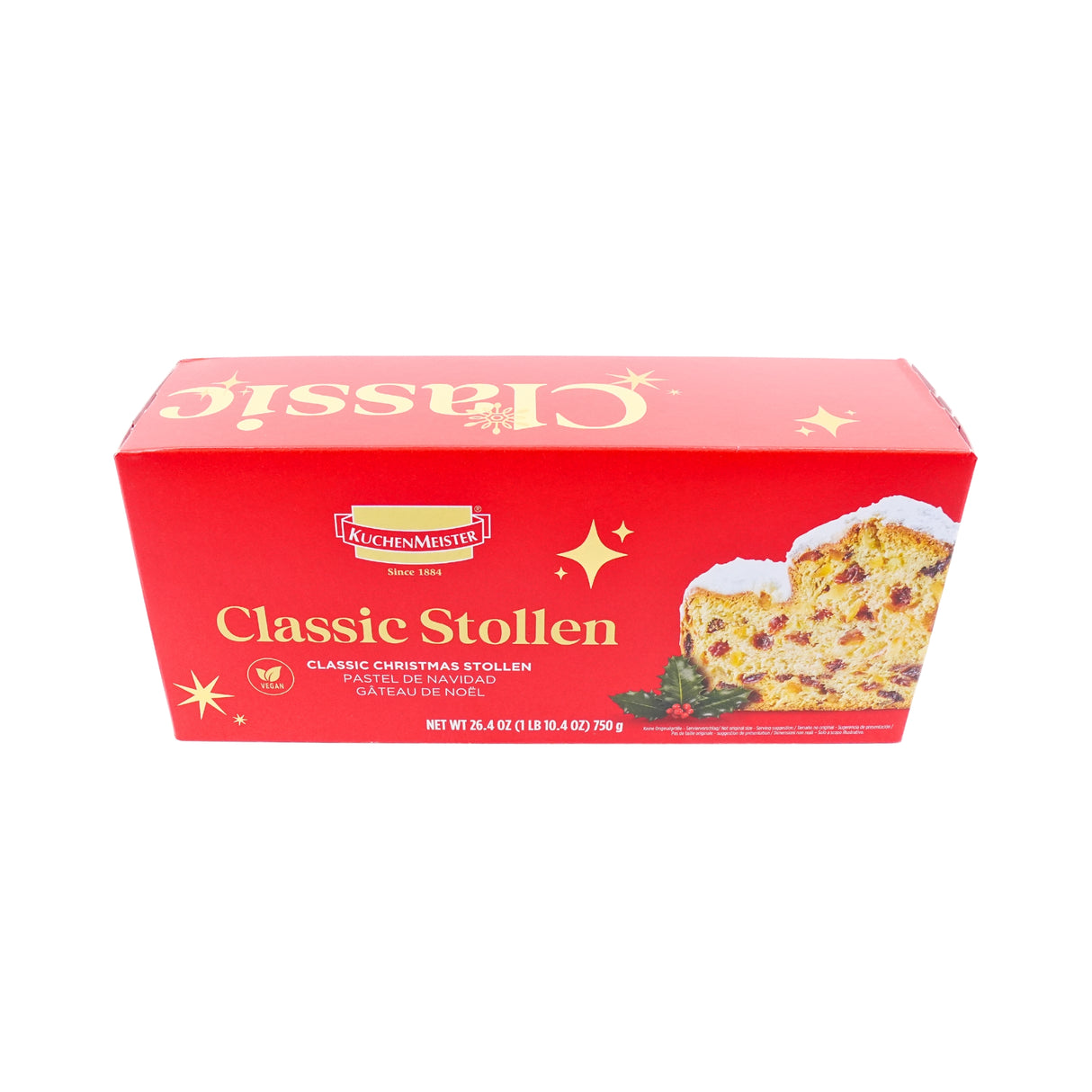 Kuchenmeister Classic Christ Stollen Large Box 26.4 oz