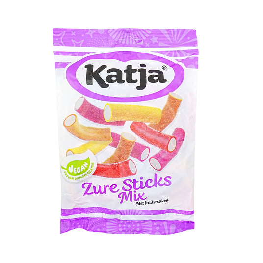 Katja Sour Sticks Mixed 8.8 Oz Bag
