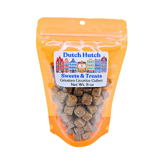 Dutch Hutch Griotten Licorice cubes 8 oz By Venco