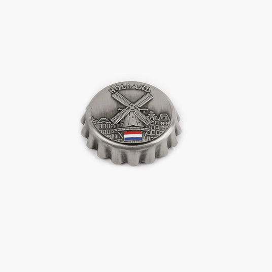 Holland Vintage Tin Bottle Cap Bottle Opener