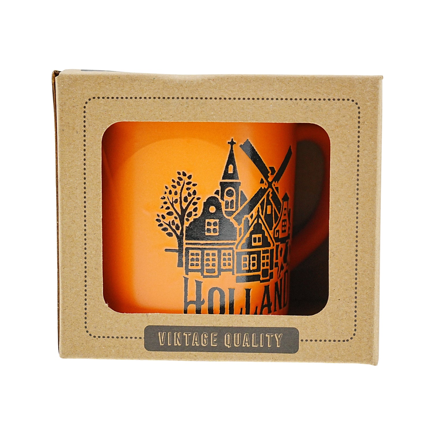 Holland Mug Orange 12 oz in gift box