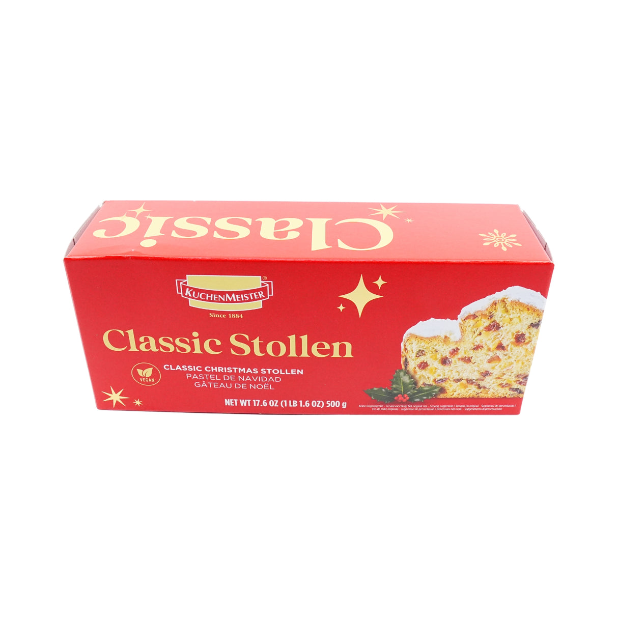 Kuchenmeister Classic ChristStollen 17.6 oz gift boxed