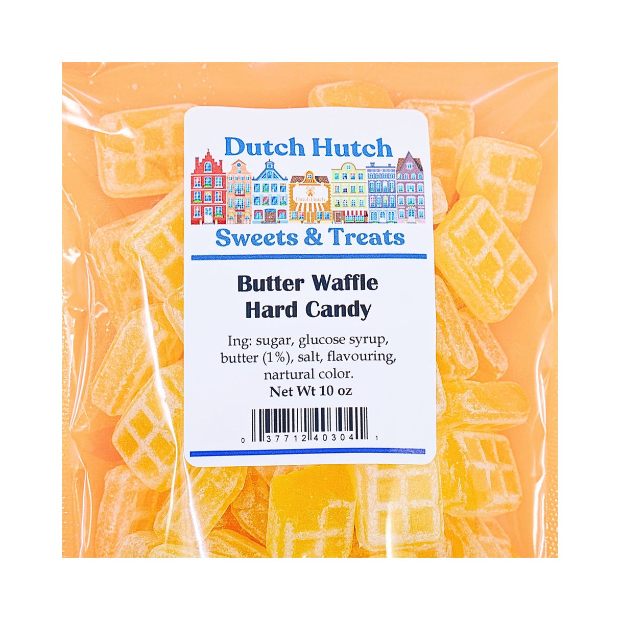 Dutch Hutch Butter Wafels hard candy 10 oz bag