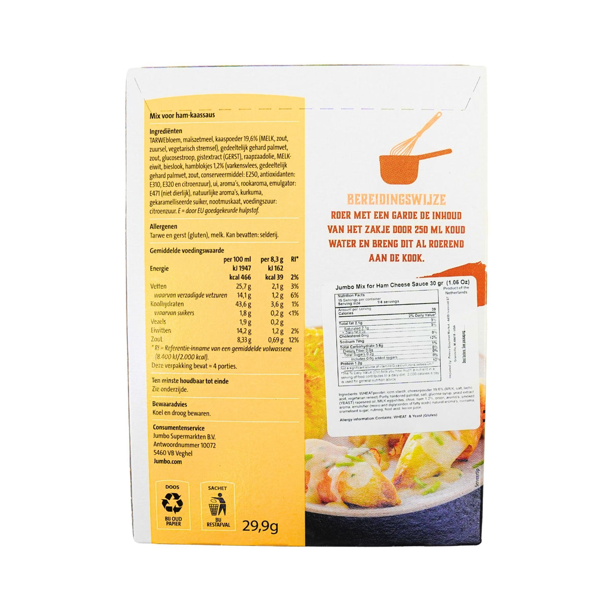 Jumbo Ham & Cheese Sauce Mix 41 gr