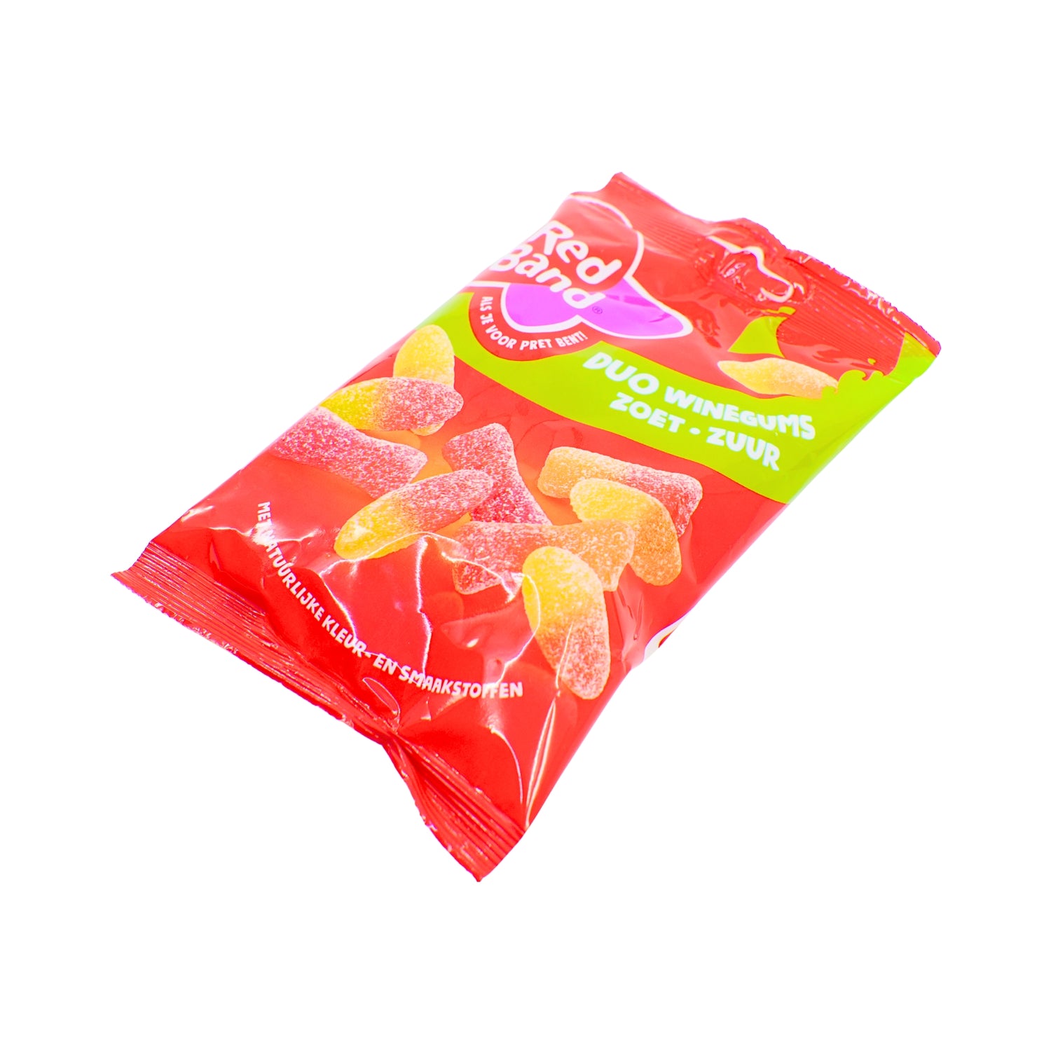 Red Band Sweet and Sour Winegum Fruit Duos 4.2 ounce