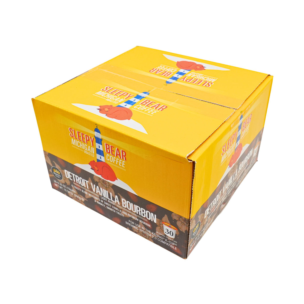 Sleepy Bear Detroit Bourbon Vanilla Coffee 30 ct K CUP