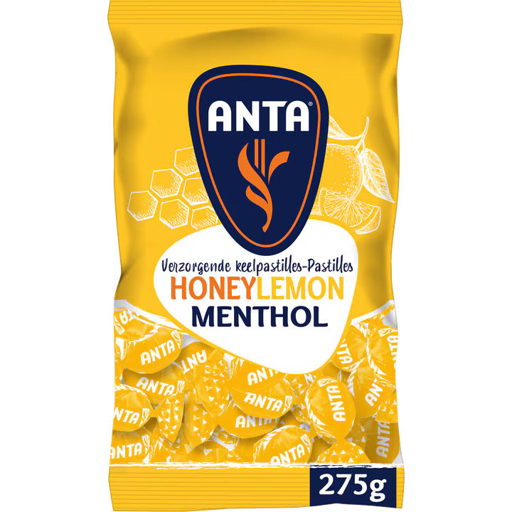 Anta Flu Honey Lemon Lozenges 9.7 oz bag