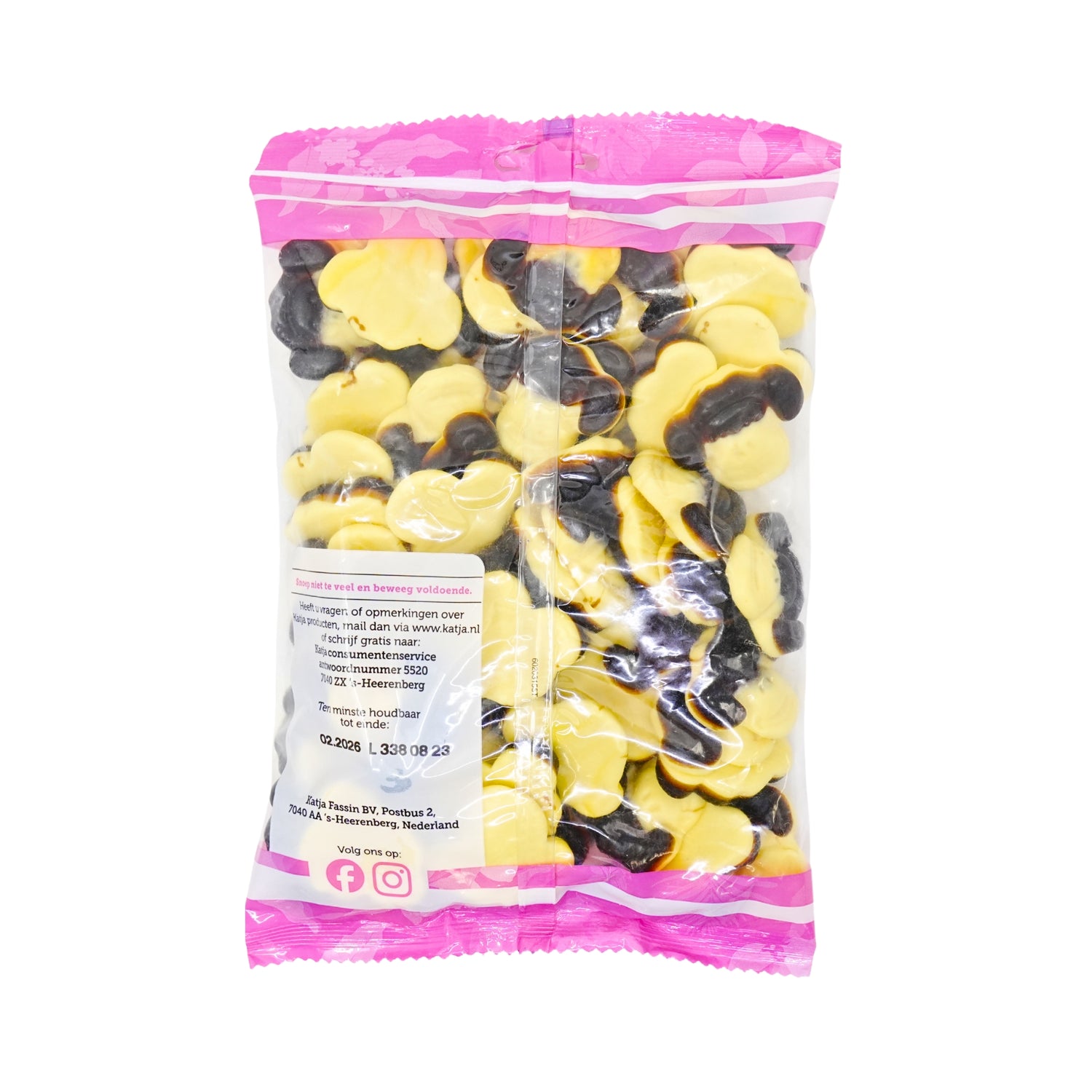 Katja Soft Apekoppen Banana & Licorice Gummies 17.5 oz bag