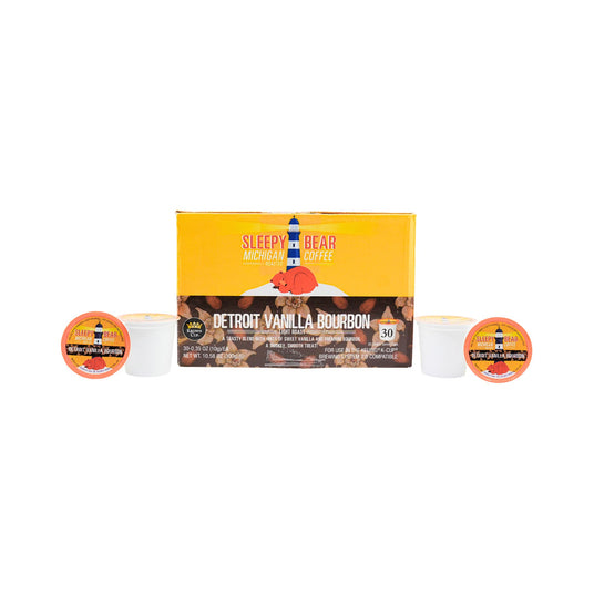 Sleepy Bear Detroit Bourbon Vanilla Coffee 30 ct K CUP