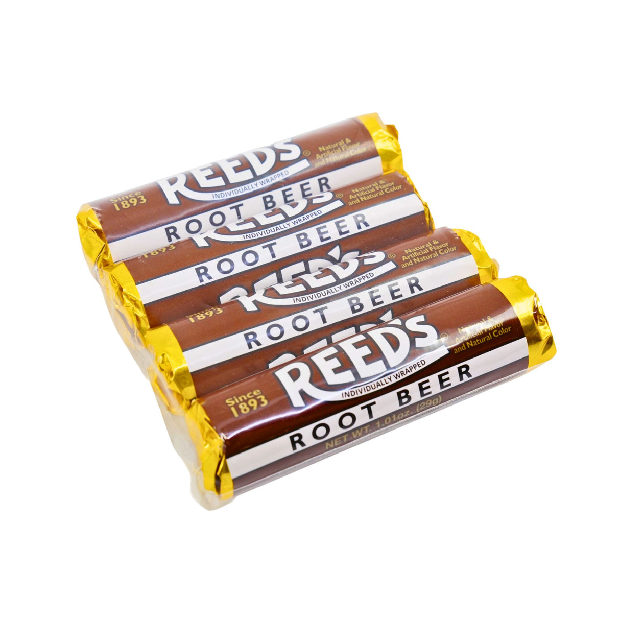 Reeds 4 pack Rootbeer Candy rolls