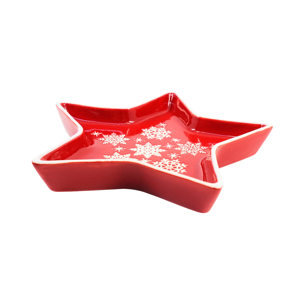 Now Designs Red Star Shaped Candy / Serving Dish