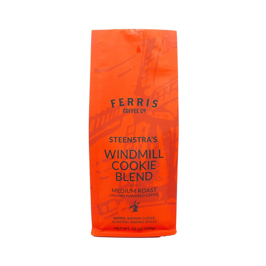 Steenstra's Windmill Cookie Coffee Blend Ground 12oz bag by Ferris Coffee