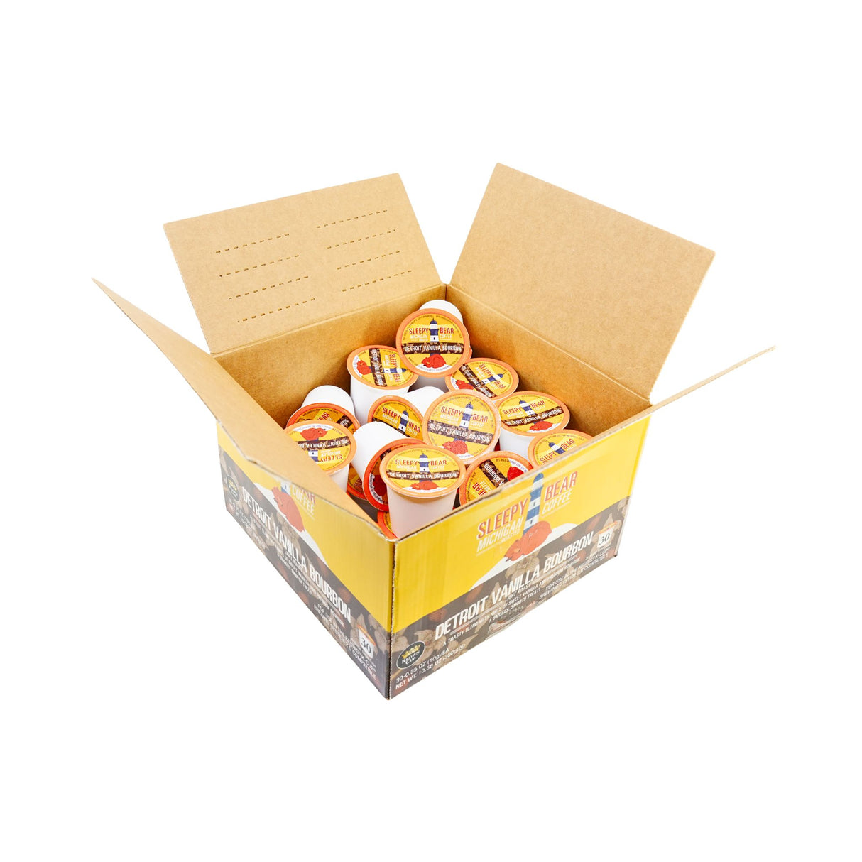 Sleepy Bear Detroit Bourbon Vanilla Coffee 30 ct K CUP