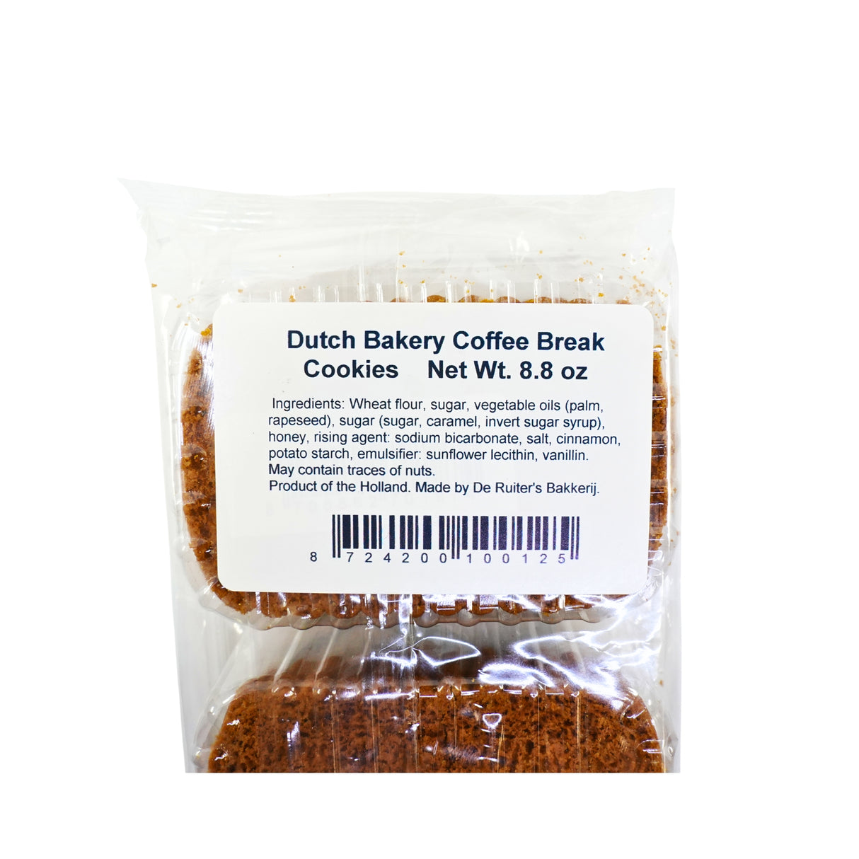 Dutch Bakery Koffie Cookies by De Ruiterij 8.8 Oz
